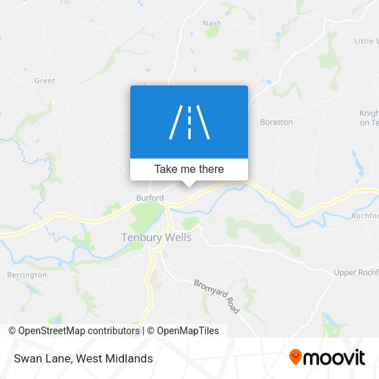 Swan Lane map