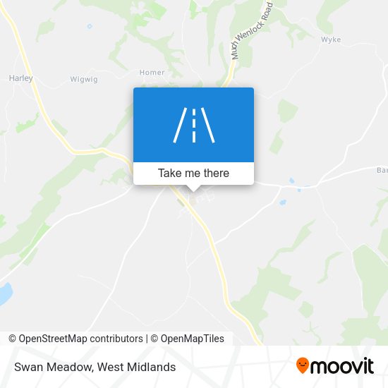 Swan Meadow map