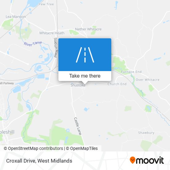 Croxall Drive map