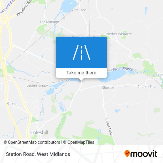 Station Road map