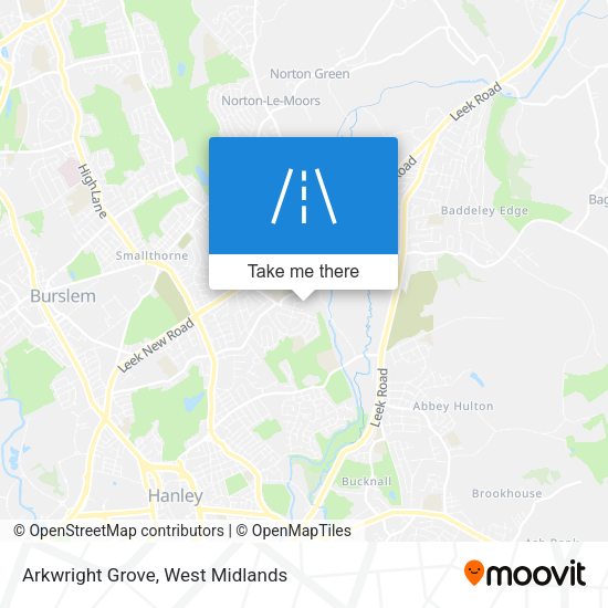 Arkwright Grove map