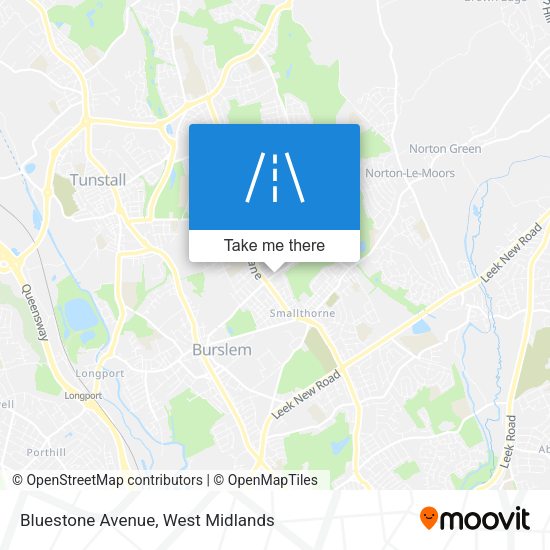 Bluestone Avenue map