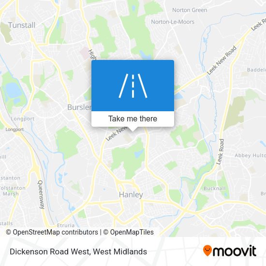 Dickenson Road West map