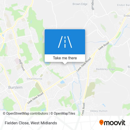 Fielden Close map