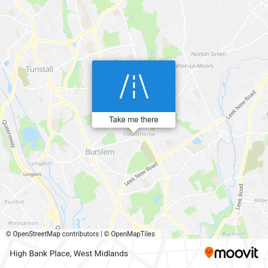 High Bank Place map