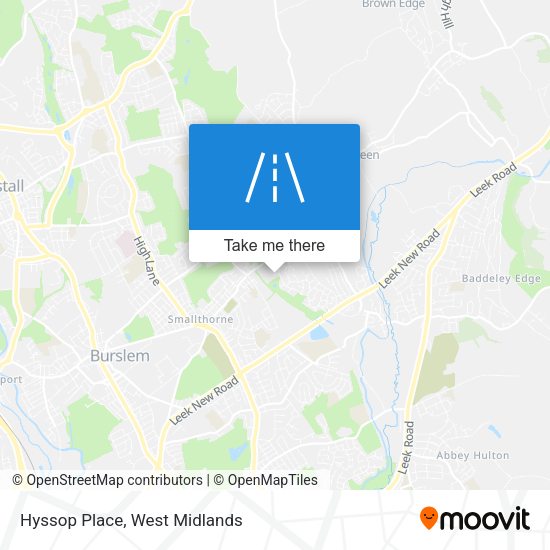 Hyssop Place map