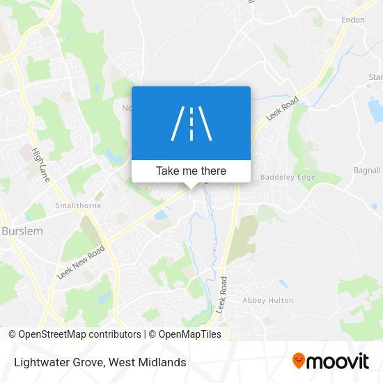 Lightwater Grove map