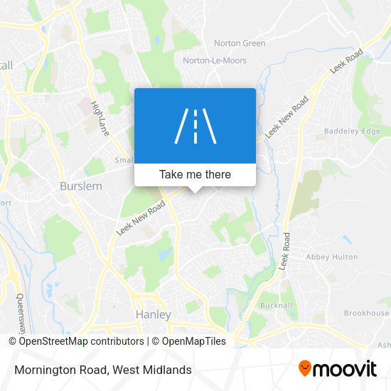 Mornington Road map