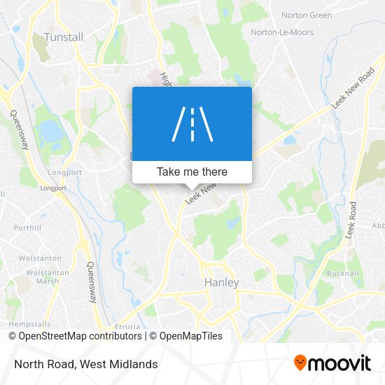 North Road map