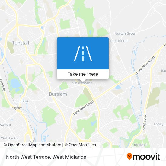 North West Terrace map