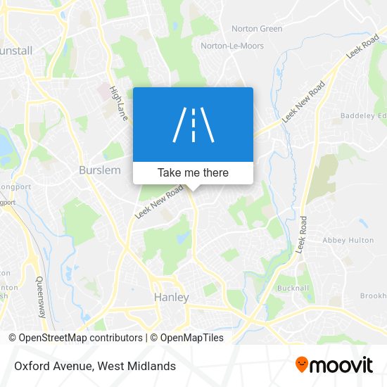 Oxford Avenue map