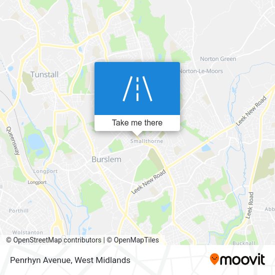 Penrhyn Avenue map