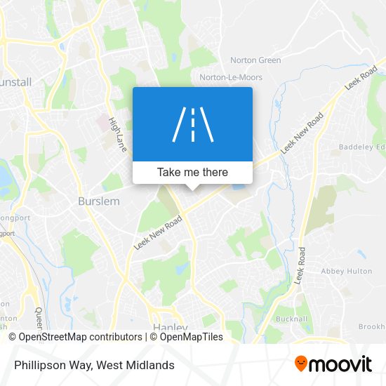 Phillipson Way map
