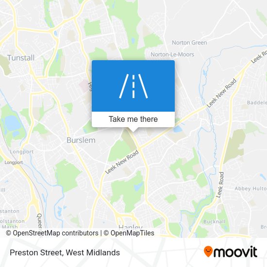 Preston Street map