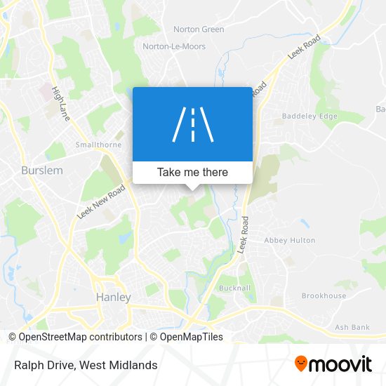 Ralph Drive map