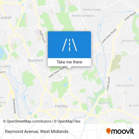 Raymond Avenue map
