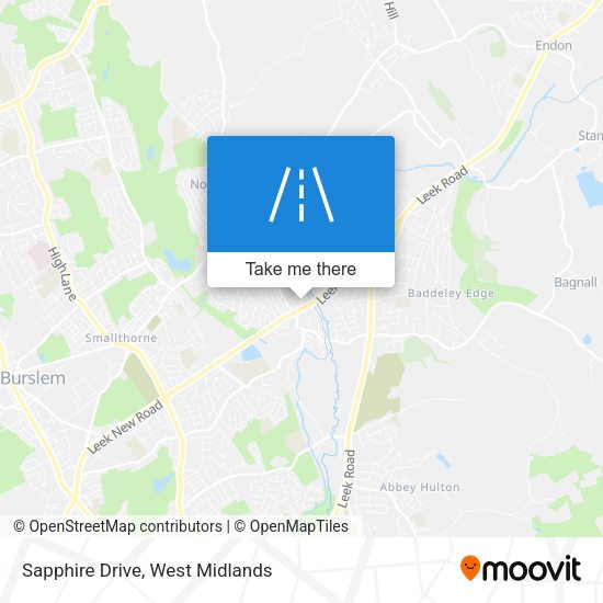 Sapphire Drive map