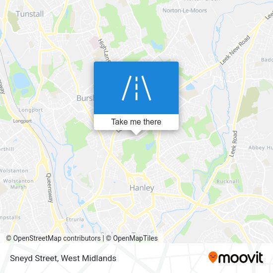 Sneyd Street map
