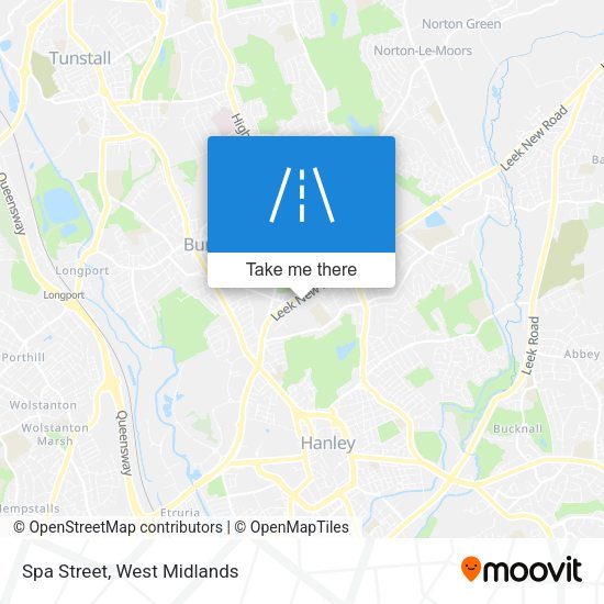 Spa Street map