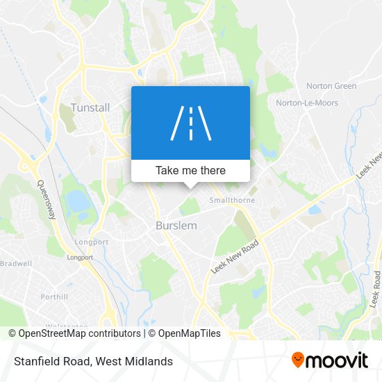 Stanfield Road map
