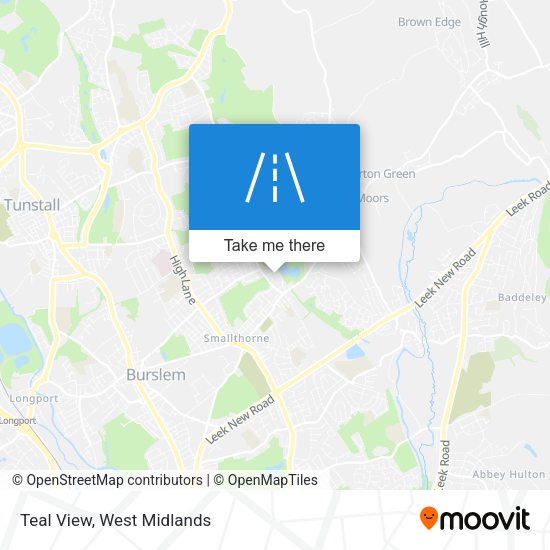 Teal View map