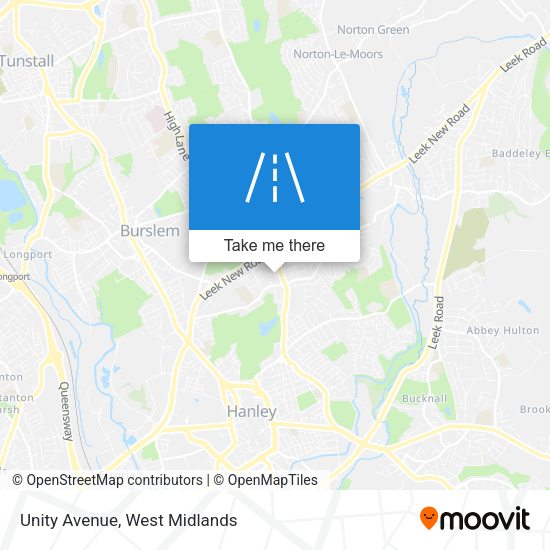 Unity Avenue map