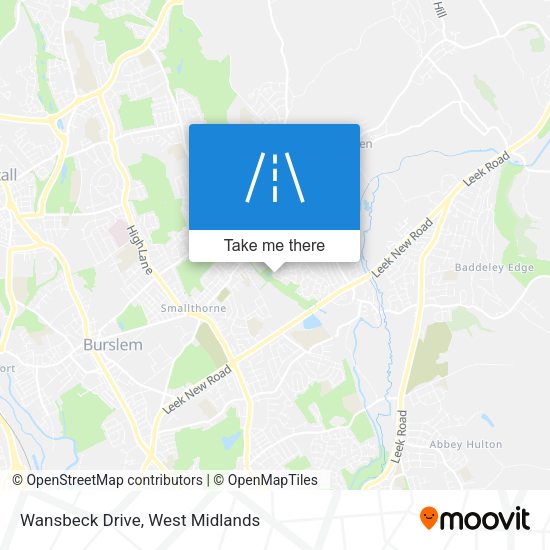 Wansbeck Drive map