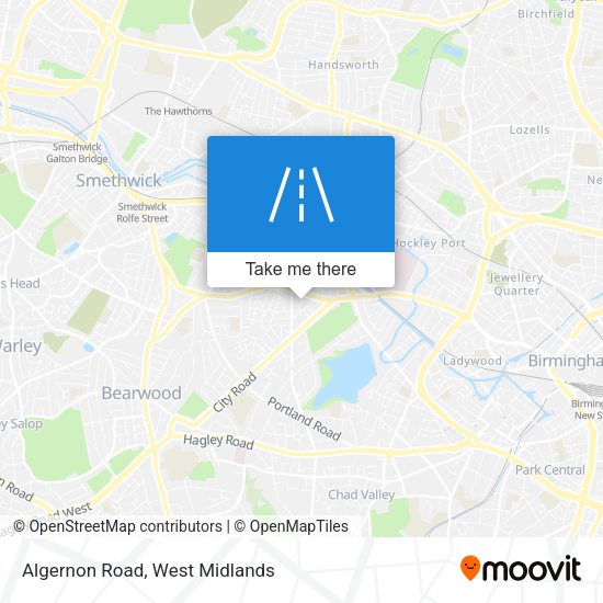 Algernon Road map