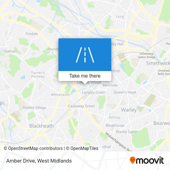 Amber Drive map