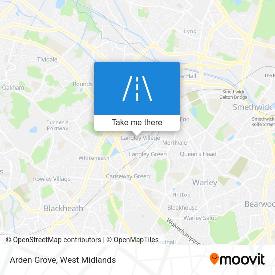 Arden Grove map