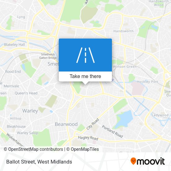 Ballot Street map