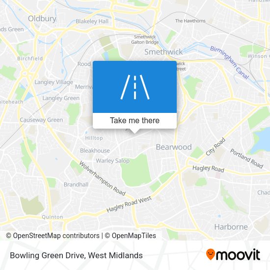 Bowling Green Drive map
