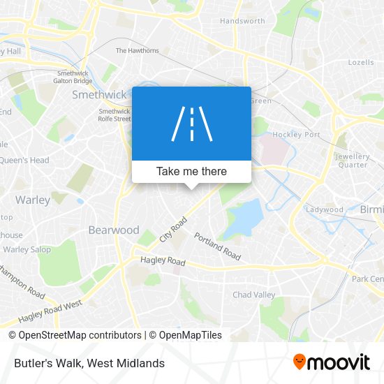 Butler's Walk map