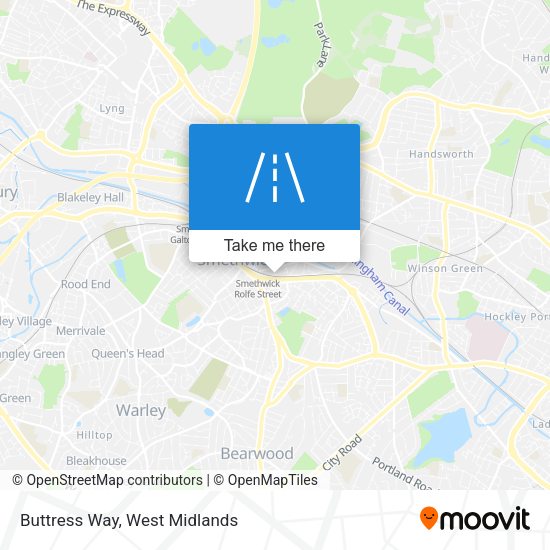 Buttress Way map