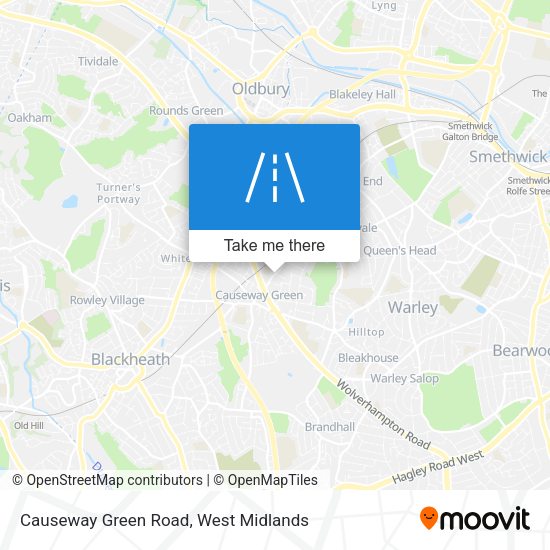 Causeway Green Road map
