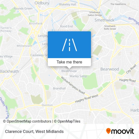 Clarence Court map
