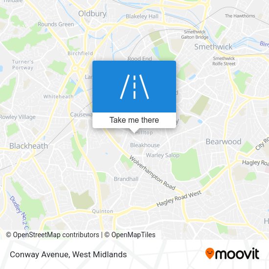 Conway Avenue map