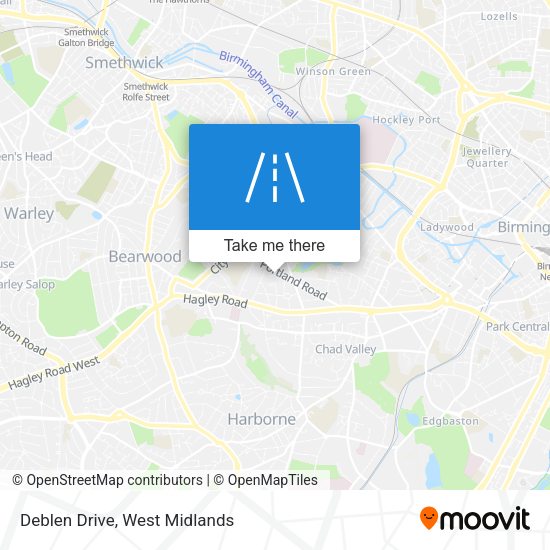 Deblen Drive map