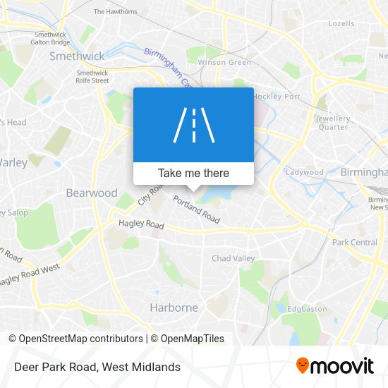 Deer Park Road map