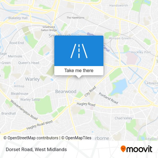 Dorset Road map