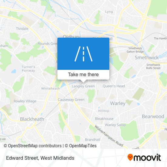 Edward Street map
