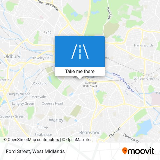 Ford Street map
