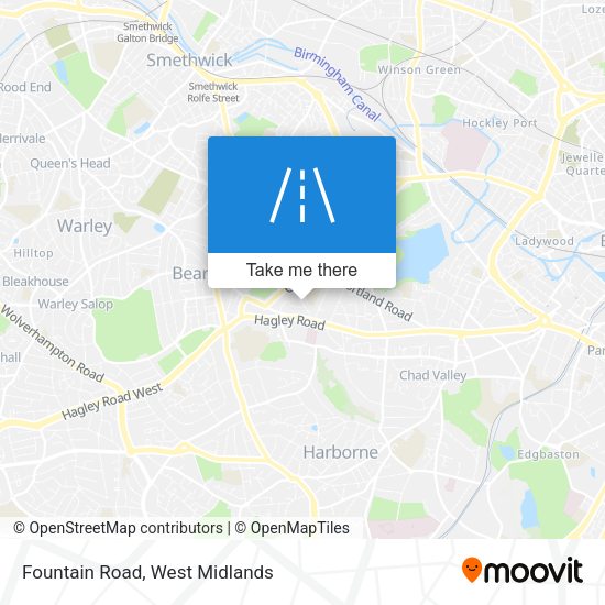 Fountain Road map