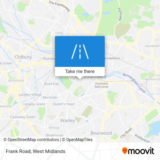 Frank Road map
