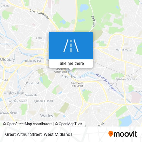 Great Arthur Street map