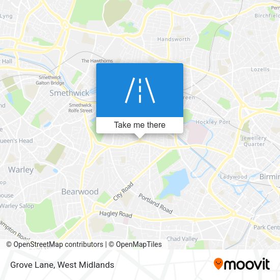 Grove Lane map