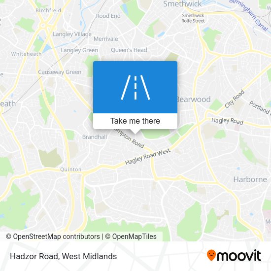 Hadzor Road map