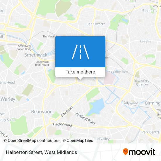 Halberton Street map