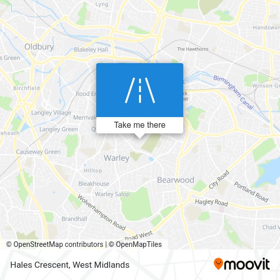 Hales Crescent map