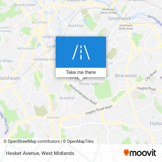 Hesket Avenue map